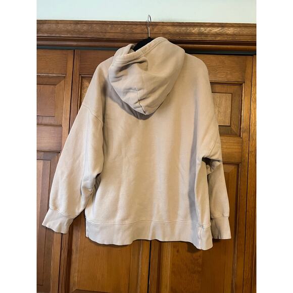 Aritzia's Tna Women's Cozy Fleece Boyfriend Oversized Hoodie Modern Taupe 3 (L) - Picture 10 of 11